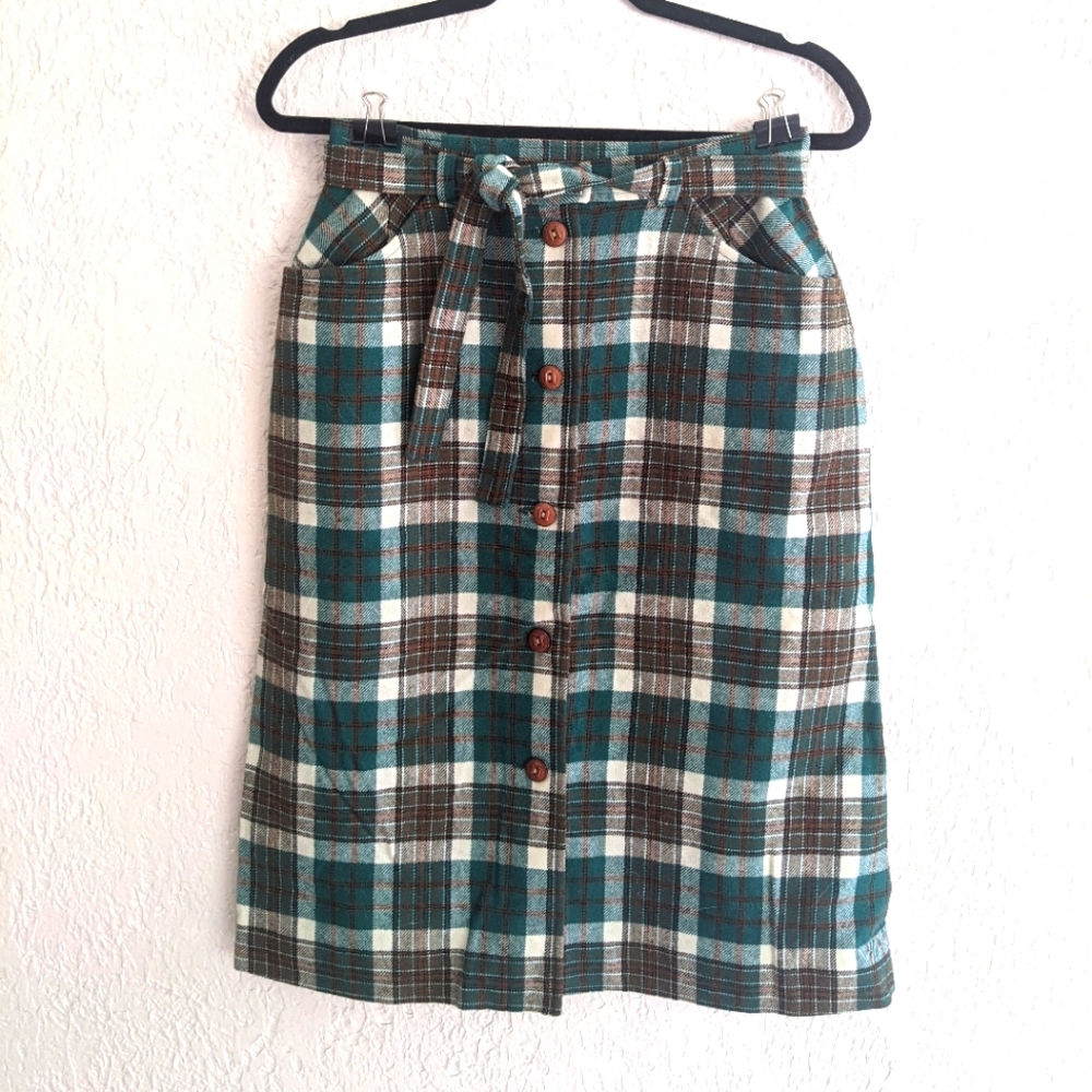 Vintage Knockabouts Pendleton Skirt 100% Wool